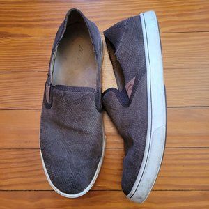 Olukai W7‎ Brown Leather Loafer Slip On Comfort Flats PEHUEA LEATHER